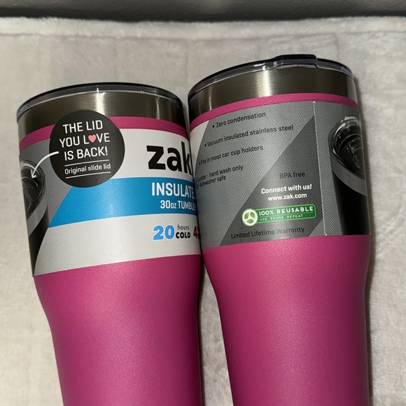 ZAK insulated Tumblers NWT Buy 1/Get 1 FREE! - Picture 3 of 4